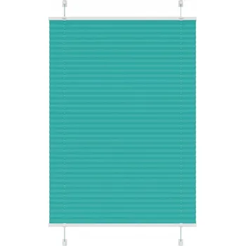 Roleta Roleta plisé Zelená Petrol 100x150 cm Šířka látky