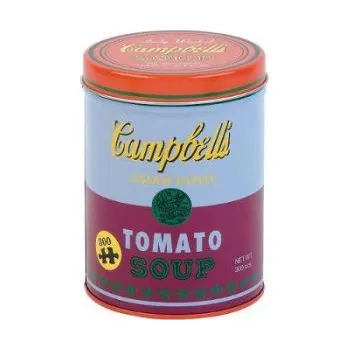Hračka Andy Warhol Soup Can Red Violet 300 Piece Puzzle - Mudpuppy