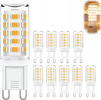 Žárovka 10x LED Žárovka G9 5W SMD 2835 Teplá bílá 220V Premium, nebliká