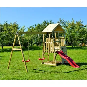 Hra na zahradu Dřevěná hrací věž – Wendi Toys Salamander