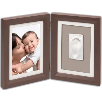 Fotorámeček Baby Art Dřevěný rámeček pro otisk My Baby Touch Simple Brown