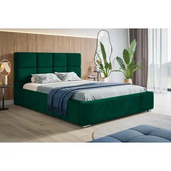 Postel Čalouněná postel BED 7 140x200 zelená