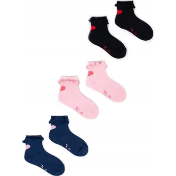 Dívčí Ponožky 3 kusy, 27-30, YOCLUB