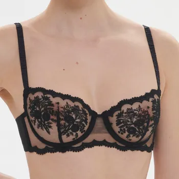 Dámská móda Simone Pérèle - Intrigue podprsenka půlová nevyztužená black 75F 1E2330