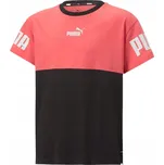 Y4730 Tričko Puma Power Colorblock G dívčí tričko BAVLNA 164