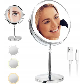 Zrcadlo Stojací zrcadlo stříbrné Bedee