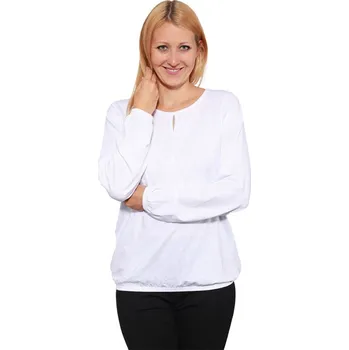 Pánské tričko Tričko dlouhý rukáv DAMIRA bílá XL