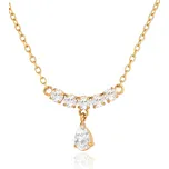 ELENYS Balance Drop – pozlacený náhrdelník 18K žluté zlato Délka: 40+5 cm / max. 45 cm pozlacený náhrdelník 18K žluté zlato