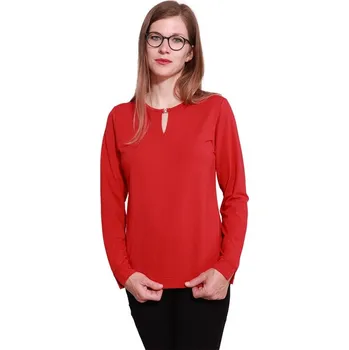 Pánské tričko Tričko dlouhý rukáv DALILA červená XXXL