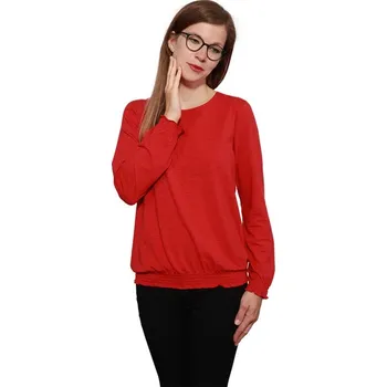 Pánské tričko Tričko dlouhý rukáv DALETA červená XL