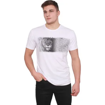 Pánské tričko Tričko krátký rukáv DRON bílá L