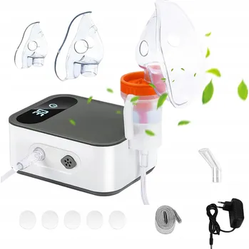 Inhalátor Inhalátor, inhalátor pro dospělé a děti s náustkem a maskou