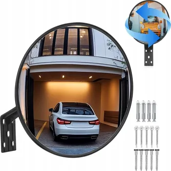 Zrcadlo ZRCADLO ŠIROKOÚHLÉ ZRCADLO 130° - JASNÝ OBRAZ, ŠIROKÝ ÚHEL POHLEDU