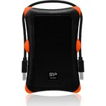 Externí HDD disk Silicon Power Armor A30 2TB Oranžovo-černý