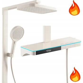 Sprchový set SPRCHOVÝ SET LUXUSNÍ 3-POLOHOVÁ HLAVICE REŽIMY DEŠŤ, PULZACE