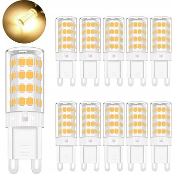 Žárovka 10 Ks LED žárovka G9 KAPSLOVÁ 5W = 50W SMD 2835