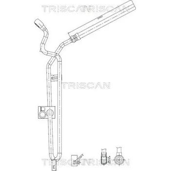 Čep řízení Hydraulická hadice, řízení TRISCAN 8516 11031