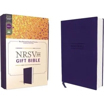 NRSVue, Gift Bible, Leathersoft, Blue, Comfort Print - Zondervan