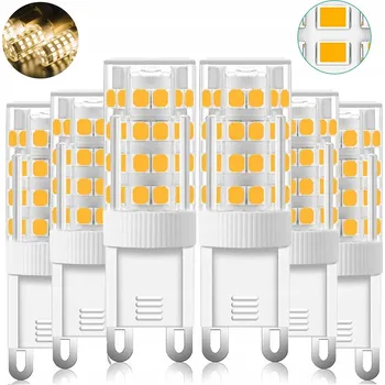 Žárovka LED žárovka G9 5W = 40W 220-240V SMD teplá bílá 10 Ks