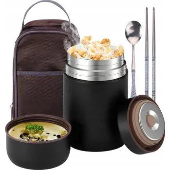 Termoska JÍDLONOSIČ TERMOSKA NA JÍDLO POLÉVKU OBĚD TERMO NÁDOBA 800ml