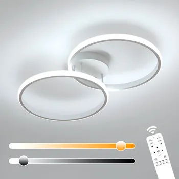 Stropní Svítidlo kulatý Comely 30,5 x 9 cm bílý