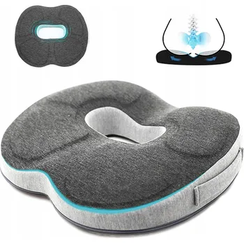 Polštář Ortopedický Polštář Profilovaný Paměťový Polštář pro Sezení na Křesle nebo Židli