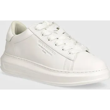 Pánská obuv Kožené tenisky Karl Lagerfeld KAPRI MENS KL52584.011 bílá 00X, EUR 45