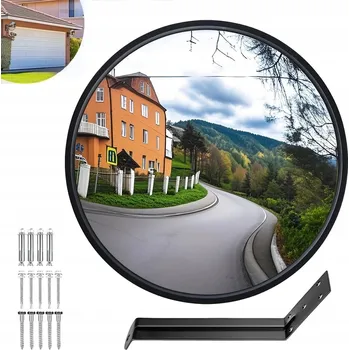Zrcadlo DOPRAVNÍ ZRCADLO 30CM VYPUKLÉ, BEZPEČNOSTNÍ ZRCADLO ZAKŘIVENÉ