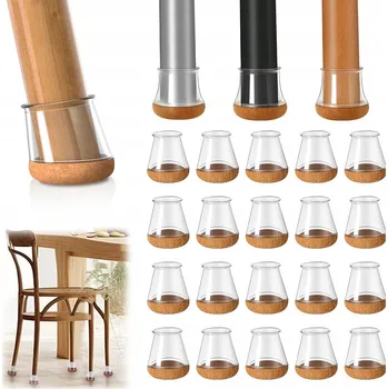 Podložka pod nábytek SILIKONOVÉ OCHRANNÉ NÁVLEKY NA NOHY ŽIDLÍ A NÁBYTKU 13-22.9mm, 20 KS