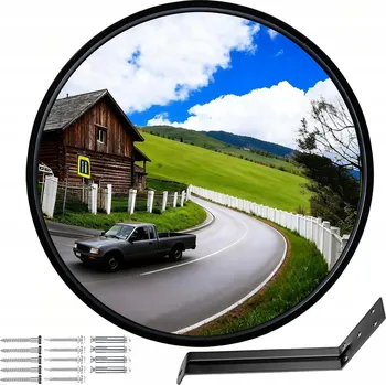 Zrcadlo ZRCADLO KONVEXNÍ SILNIČNÍ SKLADOVÉ SFÉRICKÉ NEROZBITNÉ 30 CM