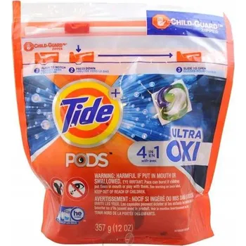 Prací prostředek Tide 4v1 Ultra Oxi 12 ks Univerzální kapsle na praní