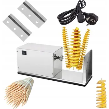 Kráječ zeleniny Elektrický kráječ na spirálové brambory 60W + DÁRKY ZDARMA