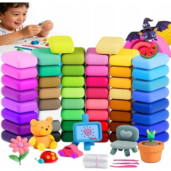 Modelovací hmota MODELOVACÍ HLÍNA SE SADOU NÁSTROJŮ PRO TVORBU SOCH, SAMOTVRDNOUCÍ, HODÍ SE JAKO DÁREK