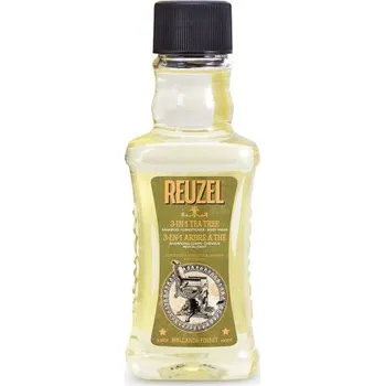Šampon Reuzel 3‑v‑1 Šampon, Kondicionér & Sprchový gel 100 ml – pro vlasy a tělo 3‑v‑1 šampon, kondicionér a sprchový gel