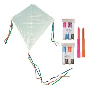 Žonglování Drak bílý k vymalování s pastely (4 ks po 4,7 g) 70 x 60 cm