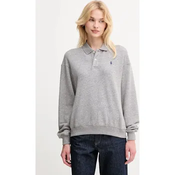 Dámská mikina Mikina Polo Ralph Lauren 211965097 šedá 90X, vel. XS