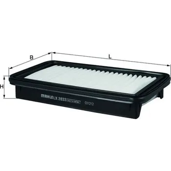 Vzduchový filtr Vzduchový filtr MAHLE ORIGINAL LX 2833