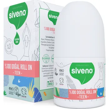 Přírodní roll-on deodorant pro dospívající dívky 50ml Siveno