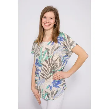 Pánské tričko Tričko krátký rukáv HIPINA zelený tyrkys XL