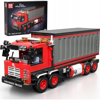 ostatní stavebnice Stavebnice Mould King 24069 - přepravní vůz s kontejnerovým tahačem TIR