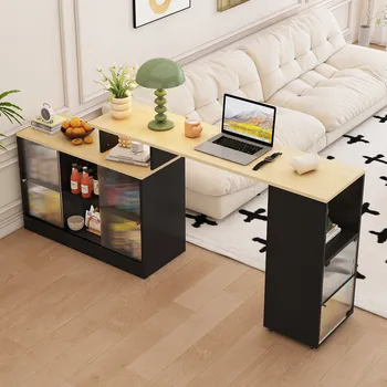 Jídelní stůl Rozkládací barový stůl Kredens 155x100x90 cm černý