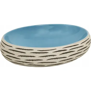 Umyvadlo na desku asymetrické vidaXL modré