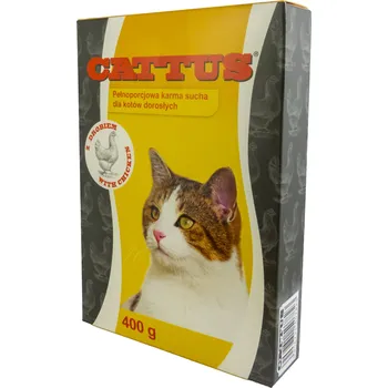 Krmivo pro kočku CATTUS suché Krmivo pro kočky s drůbežím masem 400g 1 Ks .
