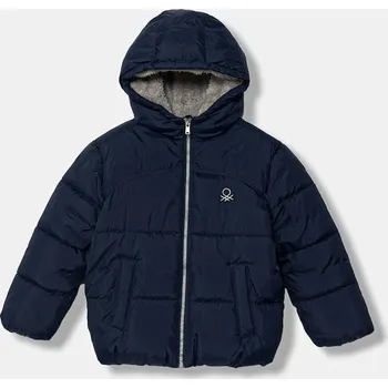 Chlapecká bunda Dětská bunda United Colors of Benetton 2WU0CN05I.G.reproposed námořnická modř 59X, vel. 160
