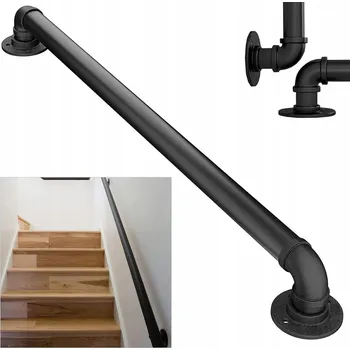 Zábradlí Trubkové schodišťové madlo 100 cm pro montáž na stěnu
