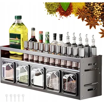 Obraz STOJÁK NA KOŘENÍ POLICE ORGANIZÉR ZÁVĚSNÝ