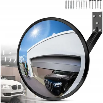 Zrcadlo ZRCADLO DOPRAVNÍ ZRCADLO 30CM VYPUKLÉ SKLADOVÉ ZRCÁTKO S UPEVNĚNÍM