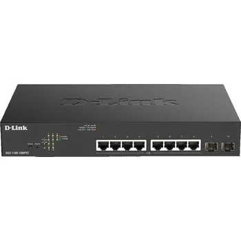 Switch Switch DGS-1100-10MPV2 Smart 8xGbE PoE+ 2xSFP
