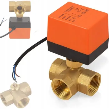 Ventil Elektromagnetický trojcestný ventil s přepínacím servopohonem 1 palec DN25