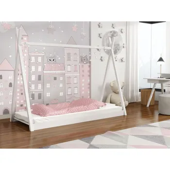 Dětská postel Dětská postel Ola - tipi Barva dřeva: Bílá barva, Rozměry: 80x180